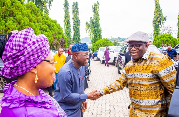 Kayode Fayemi Endorsed His Successor, Governor Biodun Oyebanjo, For A Second Term 
