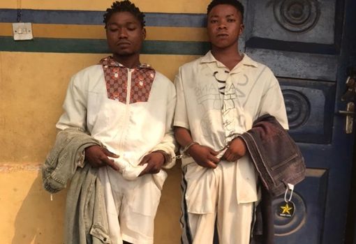 Police Arrest Two For Allegedly Fake Bank Transfer
