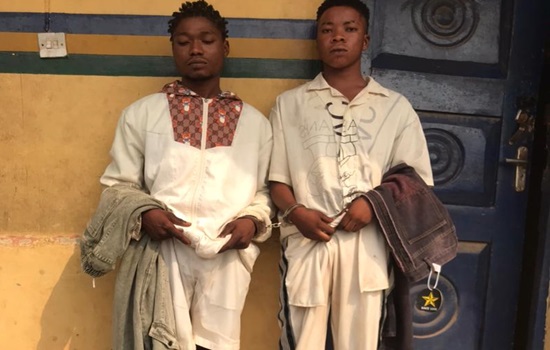 Police Arrest Two For Allegedly Fake Bank Transfer