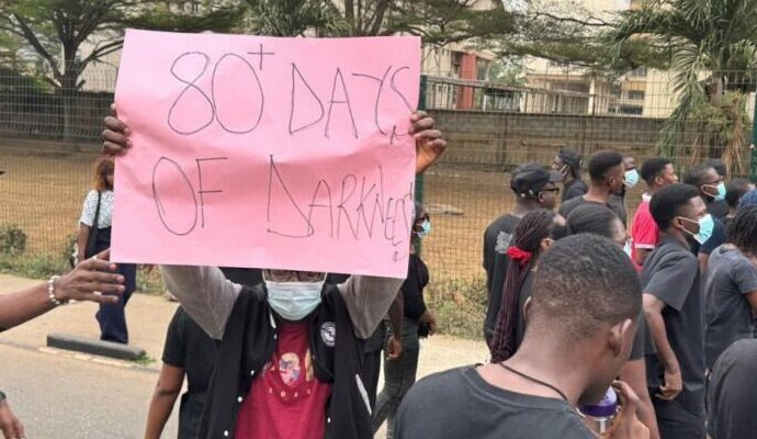 University Of Ibadan Students Protest Over 82-Day Power Outage