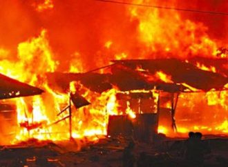 One-storey Building Razed By Fire In Lagos