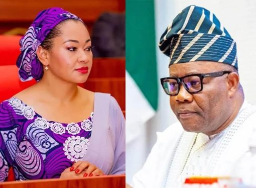 Natasha Vs Akpabio: Now We Know Why Female Lawmakers Don’t Talk – Akeredolu’s Wife
