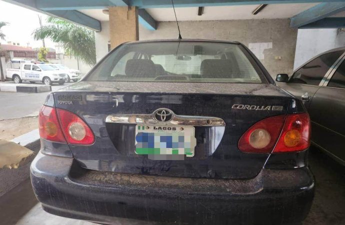 Police Arrest Two In Lagos For Stealing Car, Phone, Laptops