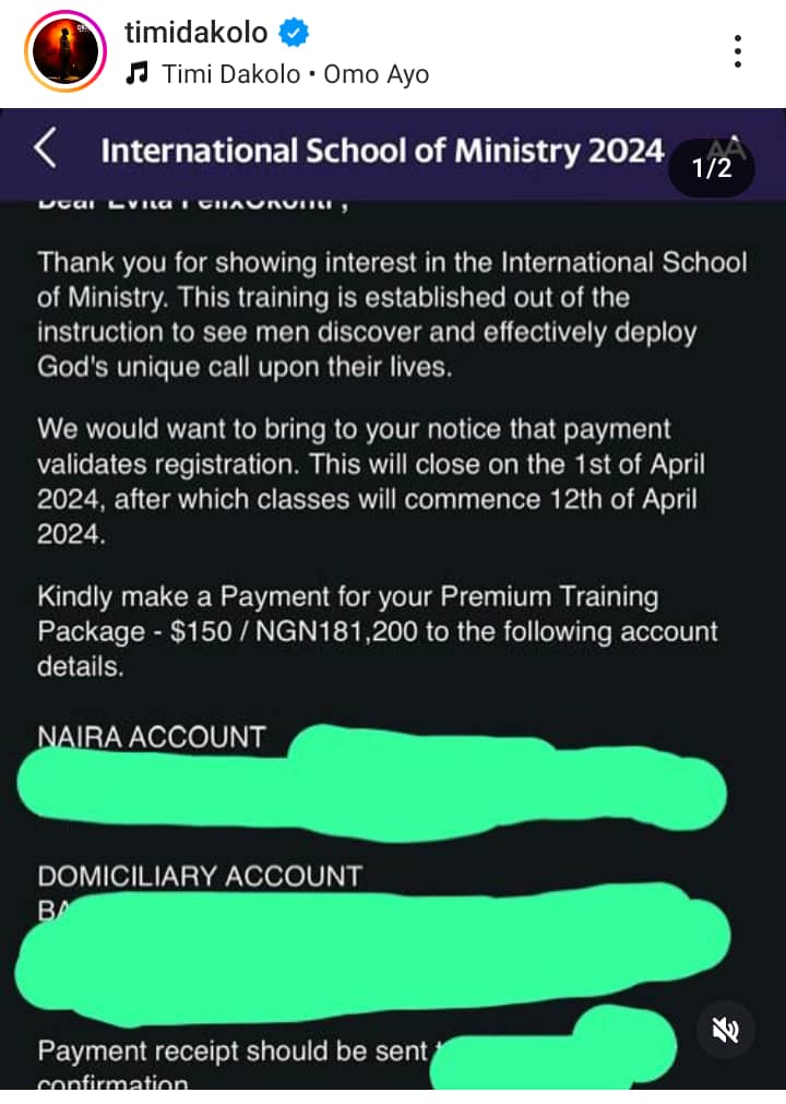 Timi Dakolo Slams Apostle Femi Lazarus