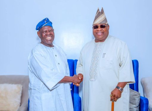 APC Reacts Strongly As Adeleke Meets Bisi Akande Over Osun LG Crisis