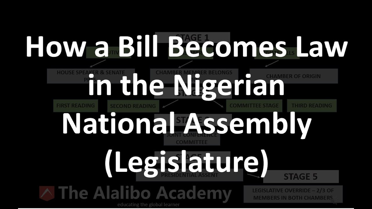 The Legislative Process in Nigeria: From Spurring a Bill to Presidential Assent