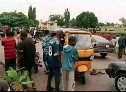 Tension in Benue as Protesters Block Governor Alia’s Convoy During Visit to Attack Victims