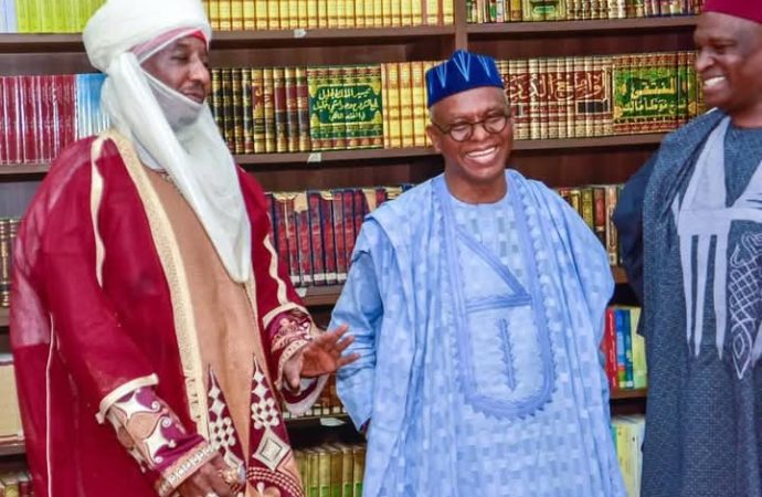 El-Rufai Visits Emir Sanusi, Backs SDP As New Political Path Ahead Of 2027 Elections