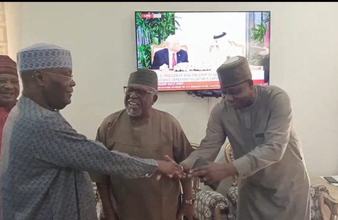 Former Kogi Deputy Governor Simon Asuba Leads Delegation to Visit Atiku Abubakar