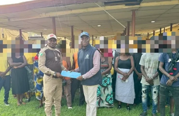 Nigerian Police Rescue 25 Ivorian Nationals In Ogun State Human Trafficking Crackdown