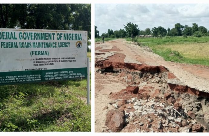 N12 Million Plateau Road Project Collapses Within A Year, Sparks Outrage Over Accountability