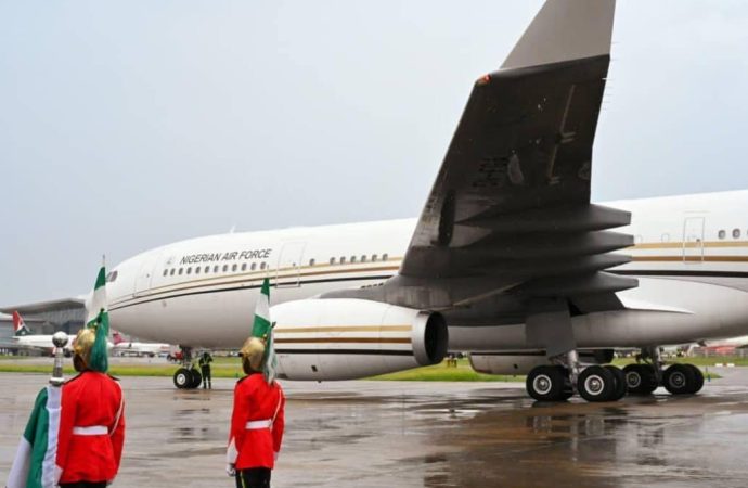 Nigeria’s New Presidential Jet Returns From South Africa Amid Cost-Cutting Debates