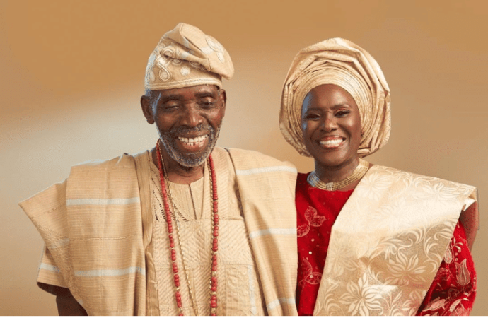 Jubilant Cheers as Joke Silva Celebrates Olu Jacobs At 83: A Love Story Spanning Decades