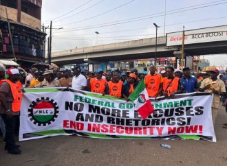 Ajaero, Sowore Lead NLC Protest Against Insecurity