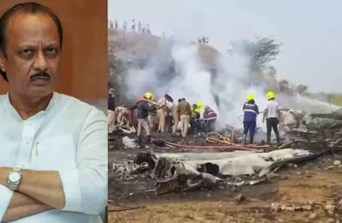 Ajit Pawar Dies In Fiery Plane Crash During Political Trip To Baramati