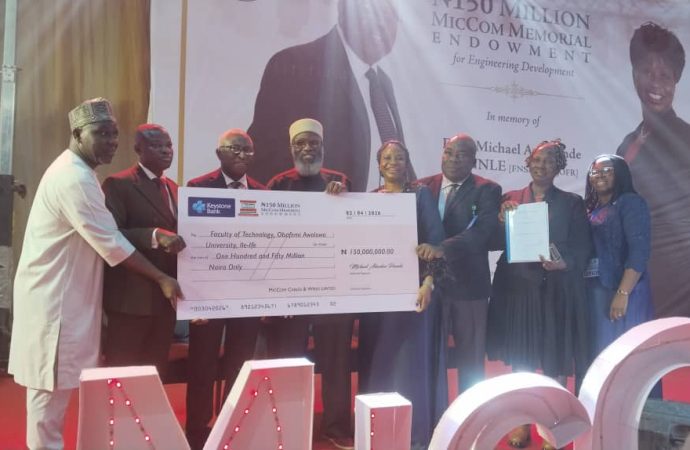N150 Million MicCom Memorial Endowment Fund Inaugurated At OAU