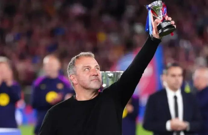 Flick Dedicates Barcelona Title Triumph To Late Father After Real Madrid Win