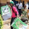 Suspected Hoodlums Invade INEC PVC Distribution Centre In Osun, Cart Away Voter Cards
