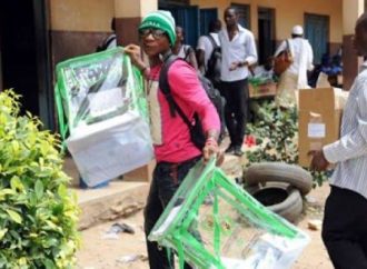 Suspected Hoodlums Invade INEC PVC Distribution Centre In Osun, Cart Away Voter Cards