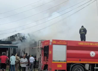Fire Guts Nigeria Customs Office In Lagos, Destroys Millions Of Naira Property