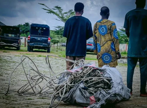 Osun NSCDC Arrests Father, Son, Another Man Over Alleged Cable Theft