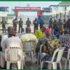 Military Retirees Block Pensions Board Entrance In Abuja Over Pension Adjustment
