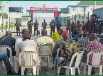 Military Retirees Block Pensions Board Entrance In Abuja Over Pension Adjustment